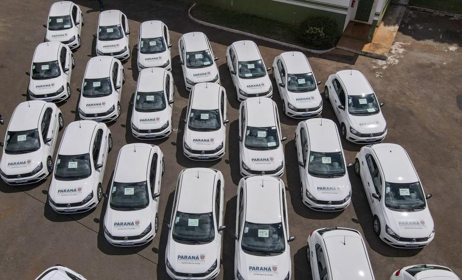 Governador entrega 58 carros para fortalecer a saúde na região de Campo Mourão