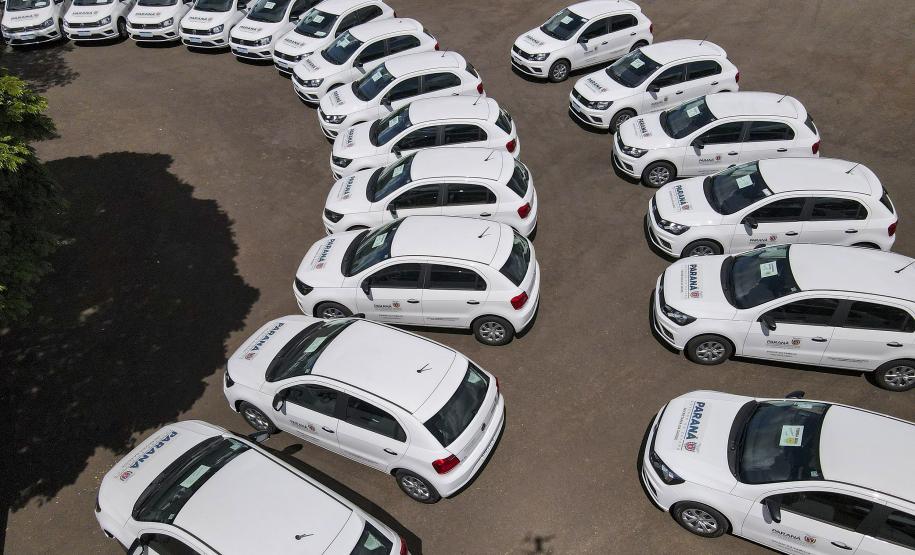 Governador entrega 58 carros para fortalecer a saúde na região de Campo Mourão