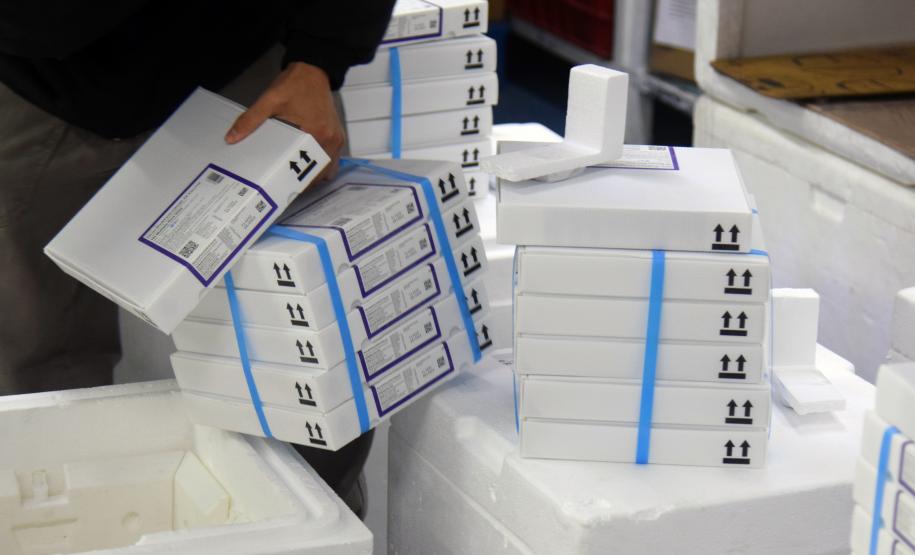 Paraná recebe novas vacinas contra a Covid-19 para dose reforço da população