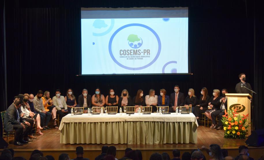 Secretário agradece parceria com os municípios na posse da nova diretoria do Cosems