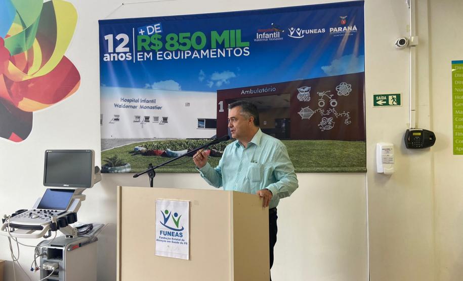 Hospital Infantil Waldemar Monastier comemora 12 anos e recebe mais de R$ 855 mil em equipamentos