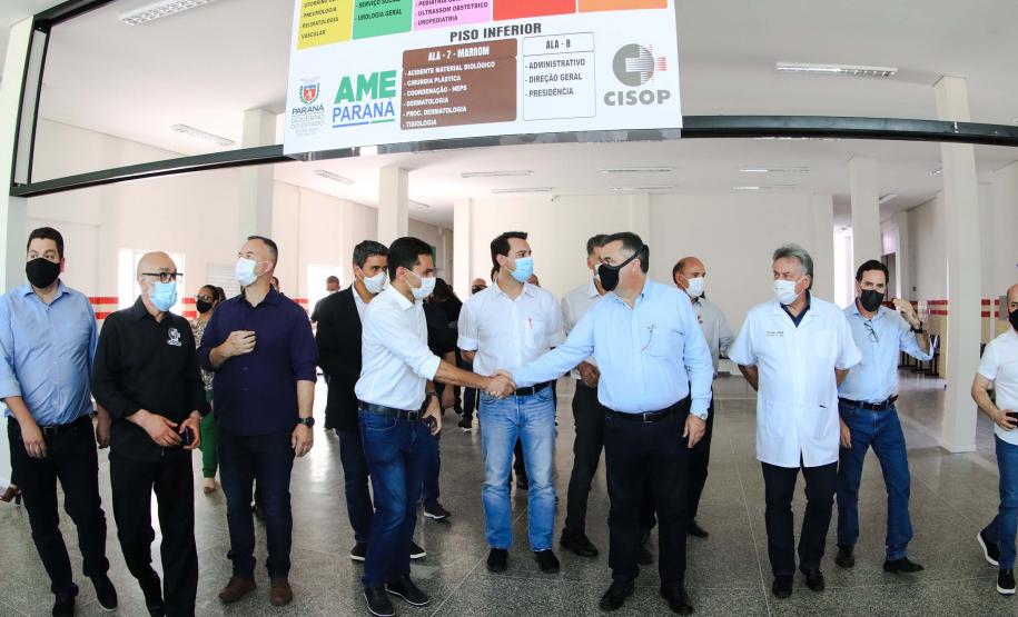 Governador inaugura nova sede do Cisop, que atende até 20 mil consultas por mês no Oeste