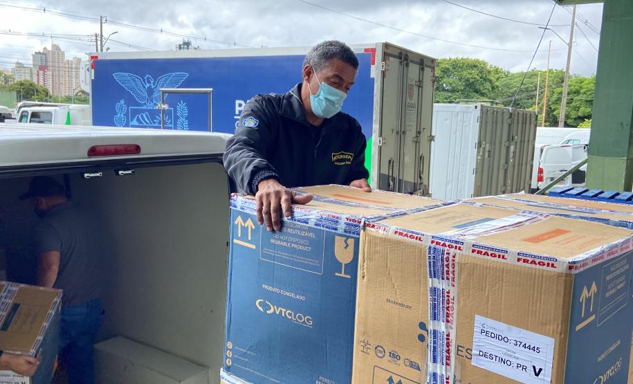 Estado recebe mais 136 mil vacinas contra a Covid-19