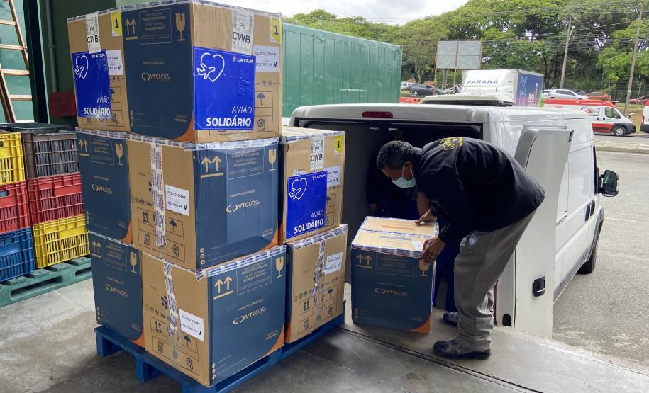 Estado recebe mais 136 mil vacinas contra a Covid-19