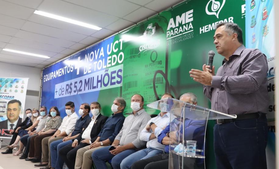 Secretário inaugura ampliação no Ciscopar e nova Unidade de Coleta e Transfusão de Sangue em Toledo