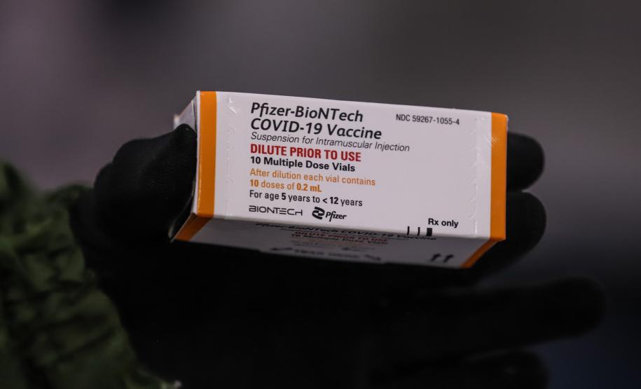 Estado acelera distribuição e entrega vacinas das crianças para todo o Paraná