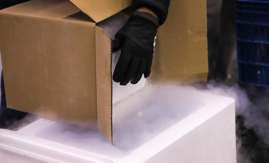 Paraná recebe primeiro lote com 65 mil vacinas contra a Covid-19 para crianças