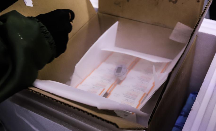 Estado acelera distribuição e entrega vacinas das crianças para todo o Paraná