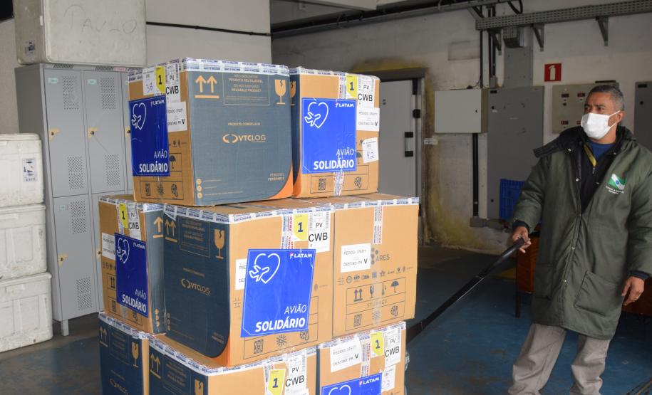 Saúde recebe mais 567 mil vacinas contra a Covid-19 e inicia distribuição ainda hoje para Regionais