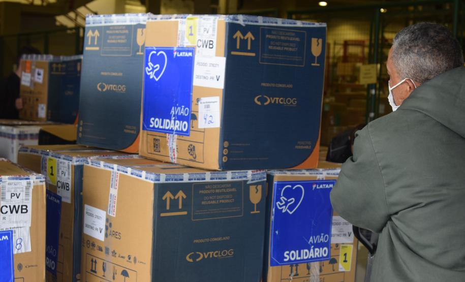 Saúde recebe mais 567 mil vacinas contra a Covid-19 e inicia distribuição ainda hoje para Regionais