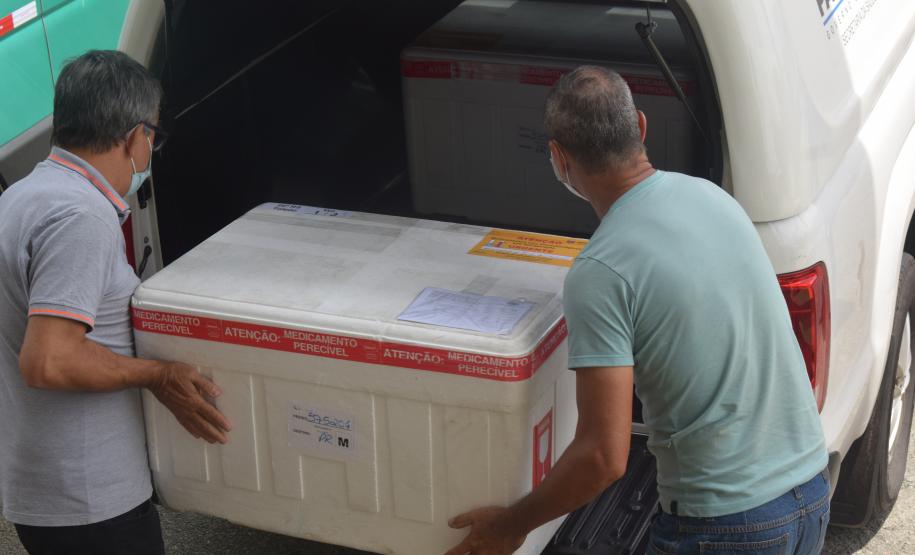 Saúde inicia semana com distribuição de mais 121 mil vacinas contra a Covid-19