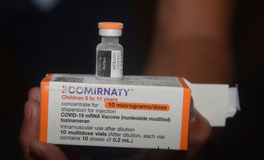 Nova remessa de vacinas pediátricas chega ao Estado