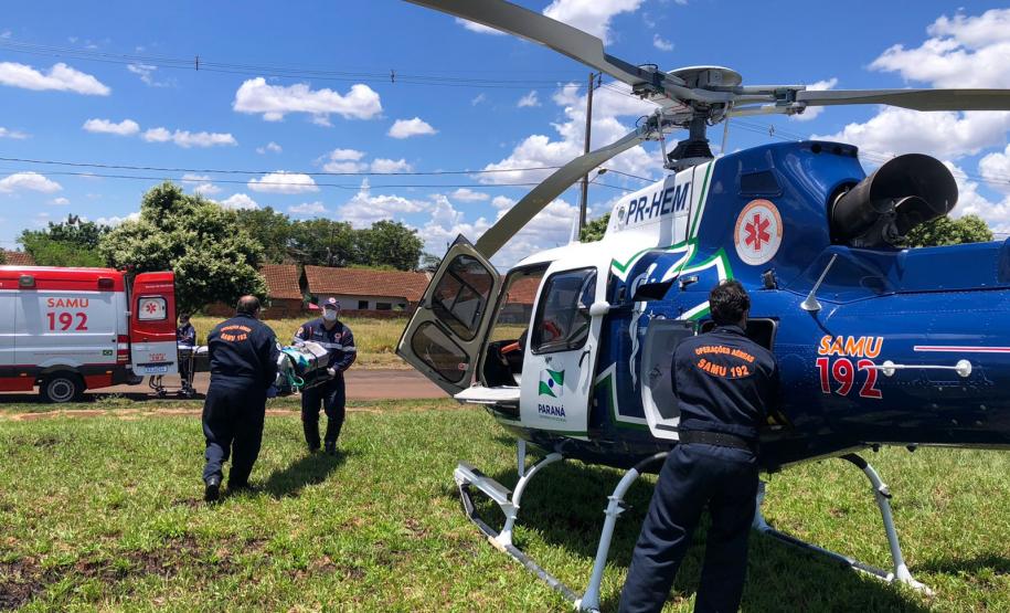 Primeira base aeromédica do interior do Estado completa oito anos