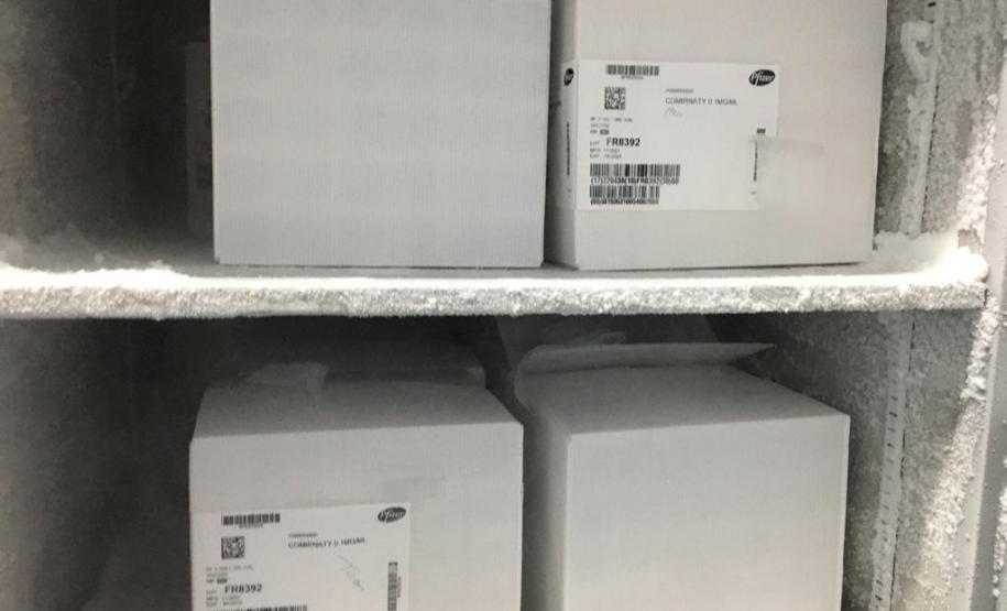 Mais 72 mil vacinas pediátricas da Pfizer chegam ao Estado