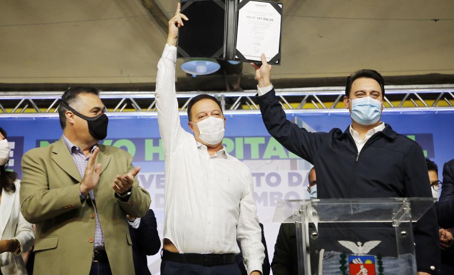 Com R$ 20 milhões, Governo ajuda a viabilizar construção do Hospital Geral de Colombo