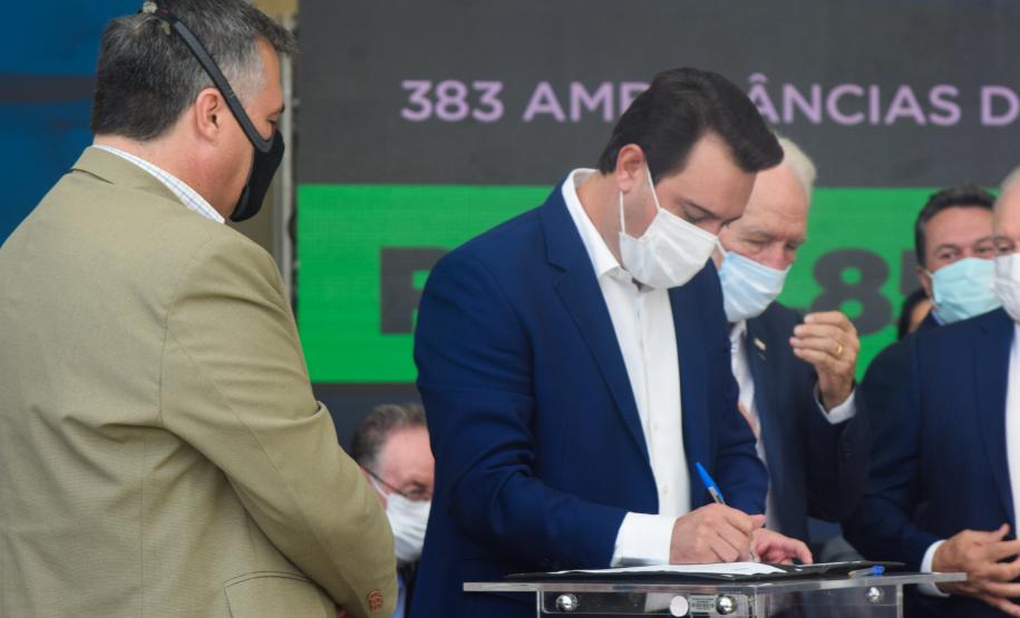 Estado investirá R$ 250 milhões em saúde nos municípios, maior pacote da história do Paraná