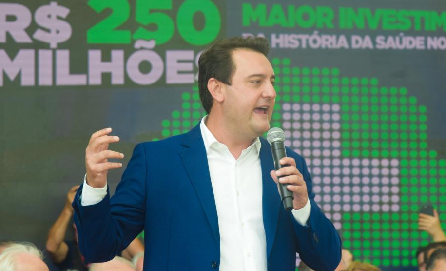 Estado investirá R$ 250 milhões em saúde nos municípios, maior pacote da história do Paraná