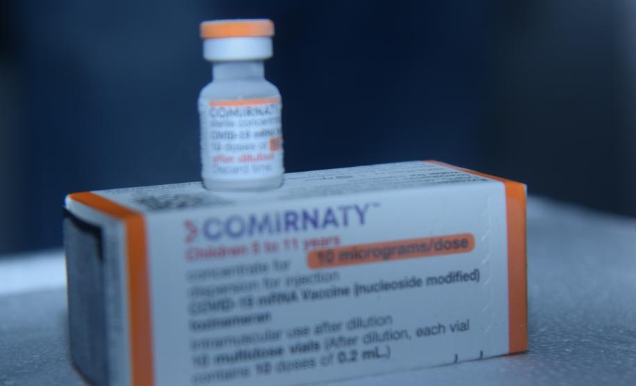 Estado recebe 97 mil vacinas pediátricas contra a Covid-19 para segunda dose