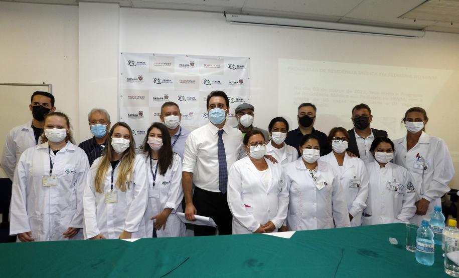 Governador anuncia mais de R$ 4,3 milhões em investimentos para o Hospital Infantil Waldemar Monastier