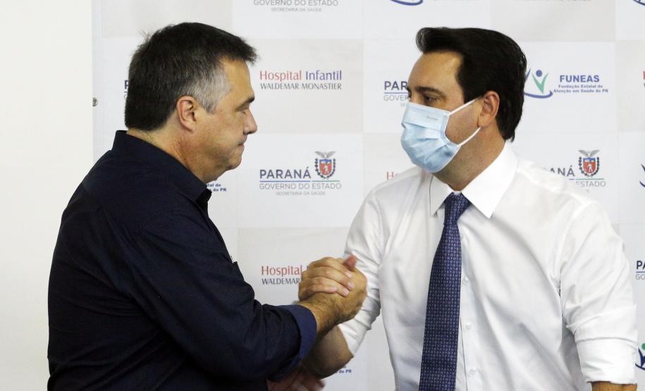 Governador anuncia mais de R$ 4,3 milhões em investimentos para o Hospital Infantil Waldemar Monastier