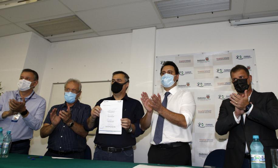 Governador anuncia mais de R$ 4,3 milhões em investimentos para o Hospital Infantil Waldemar Monastier
