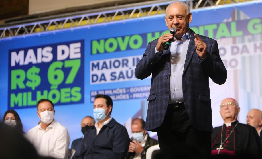 Com R$ 20 milhões, Governo ajuda a viabilizar construção do Hospital Geral de Colombo