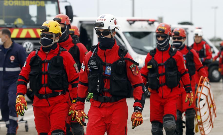 Simulado de cena encerra treinamento da Força Nacional do SUS no Paraná