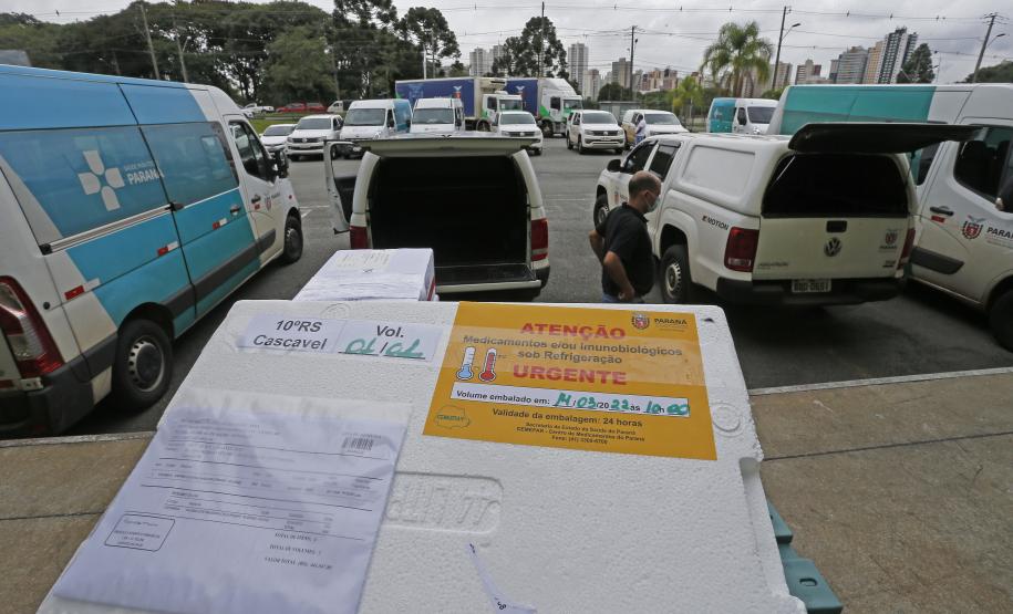 Sesa abastece Regionais com mais 153 mil vacinas contra a Covid-19