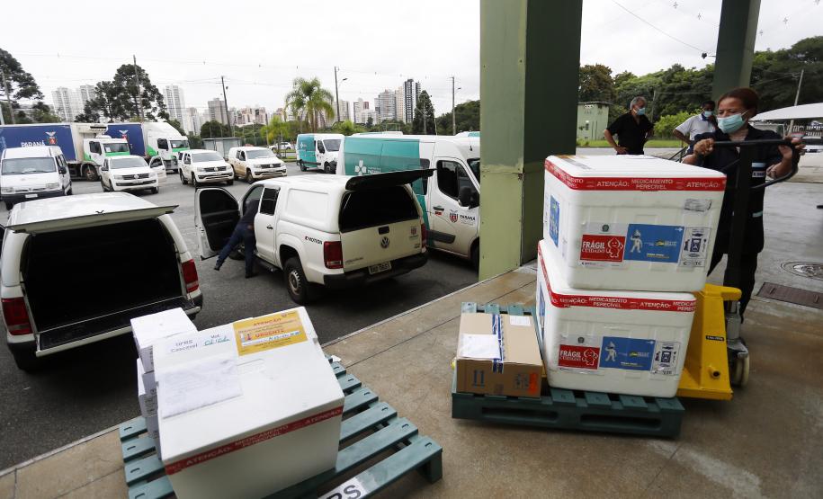 Sesa abastece Regionais com mais 153 mil vacinas contra a Covid-19