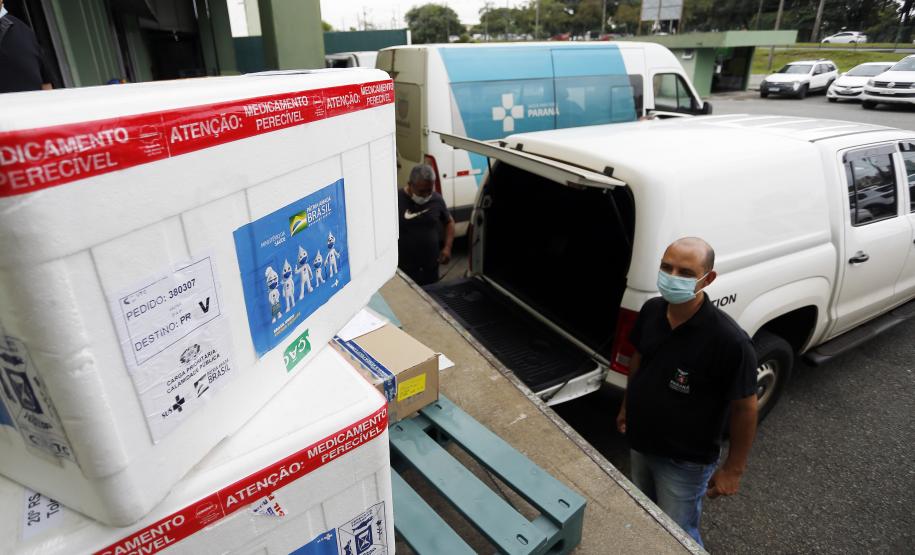 Sesa abastece Regionais com mais 153 mil vacinas contra a Covid-19