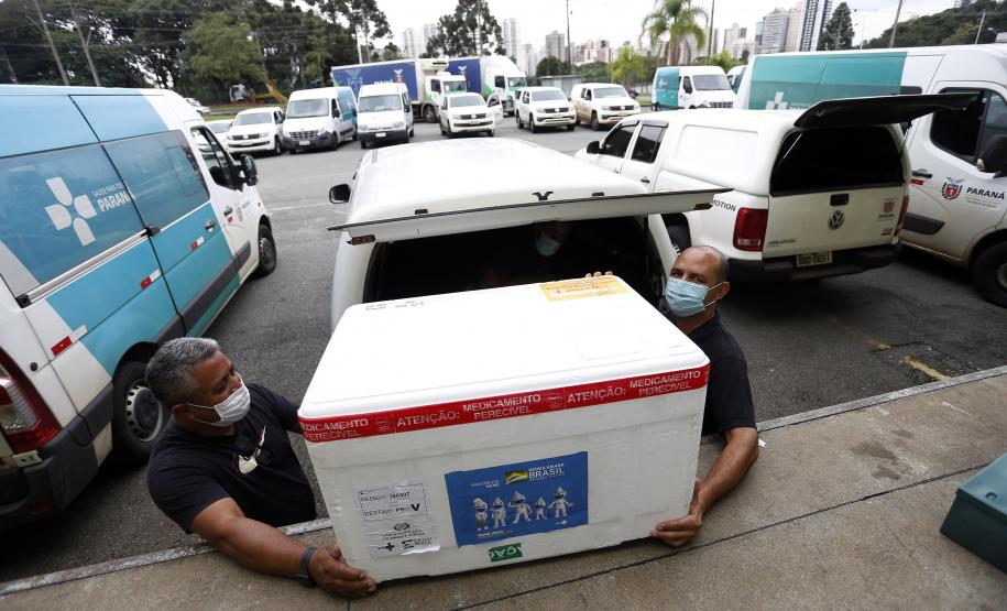 Sesa abastece Regionais com mais 153 mil vacinas contra a Covid-19