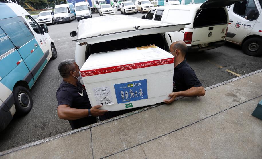 Sesa abastece Regionais com mais 153 mil vacinas contra a Covid-19