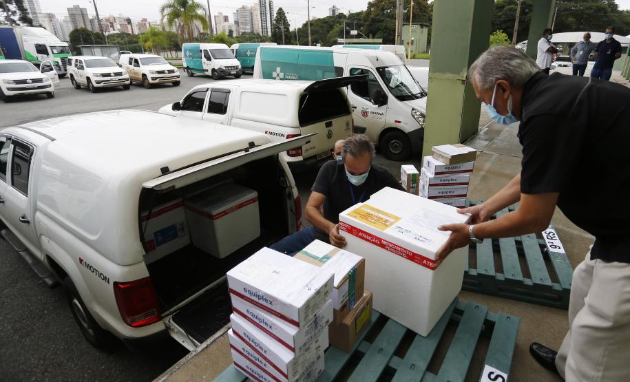 Sesa abastece Regionais com mais 153 mil vacinas contra a Covid-19