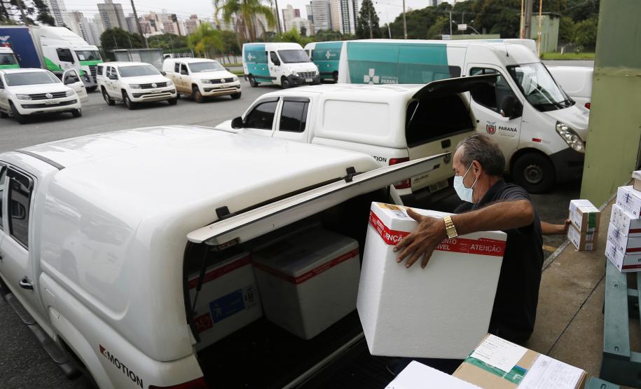 Sesa abastece Regionais com mais 153 mil vacinas contra a Covid-19