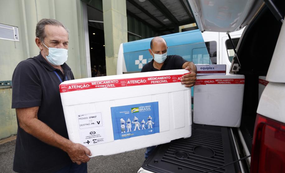 Sesa abastece Regionais com mais 153 mil vacinas contra a Covid-19