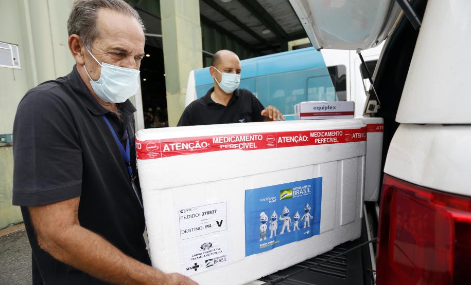 Sesa abastece Regionais com mais 153 mil vacinas contra a Covid-19