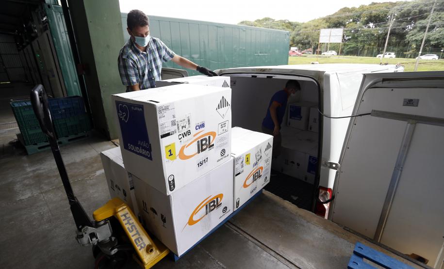 Estado recebe mais 120 mil vacinas contra a Covid-19