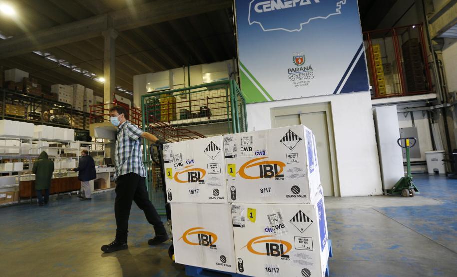 Estado recebe mais 120 mil vacinas contra a Covid-19