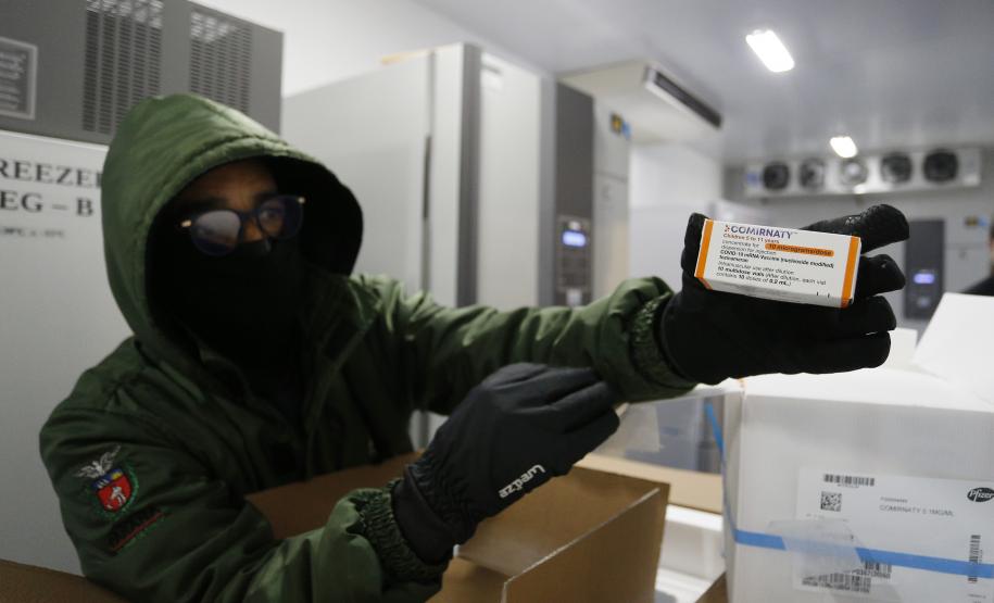 Estado recebe mais 120 mil vacinas contra a Covid-19