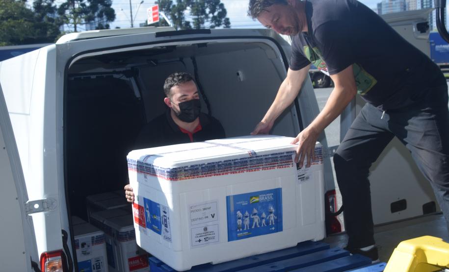 Estado recebe mais 59 mil vacinas para a dose de reforço contra a Covid-19