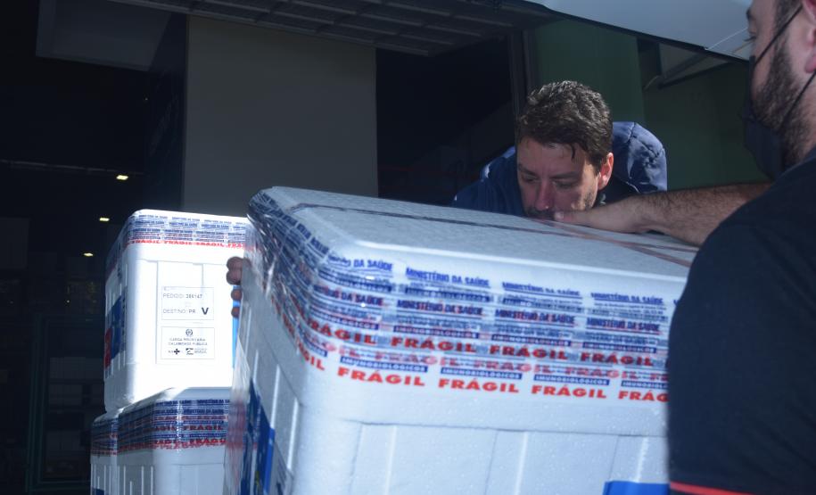 Estado recebe mais 59 mil vacinas para a dose de reforço contra a Covid-19