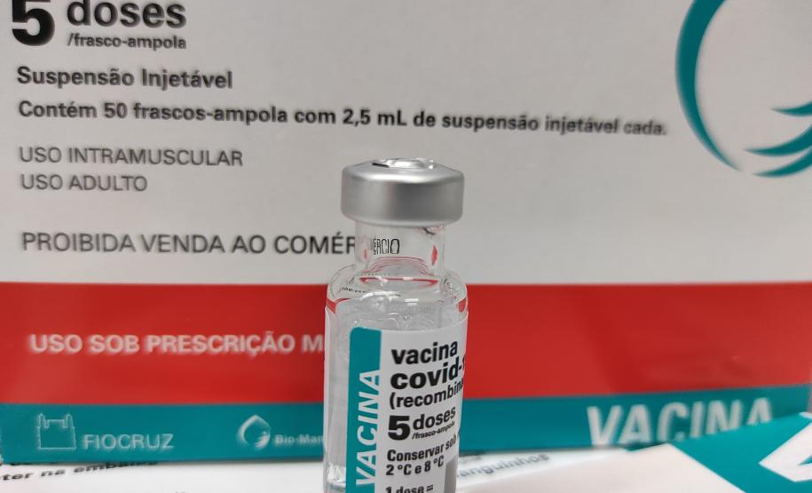 Estado recebe mais 59 mil vacinas para a dose de reforço contra a Covid-19