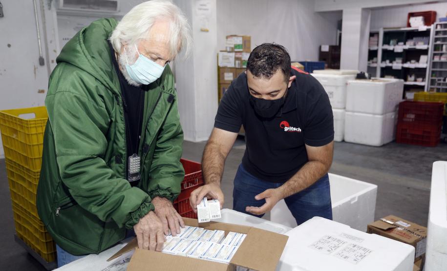 Estado recebe 111 mil vacinas contra a Covid-19, maioria das doses para crianças