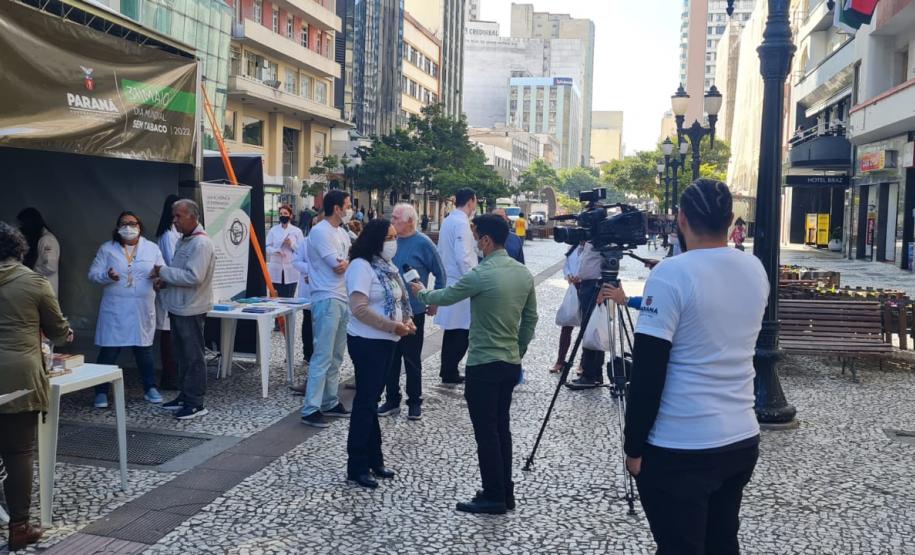 Semana Mundial sem Tabaco é marcada por expansão do programa no Paraná e ações voltadas à população