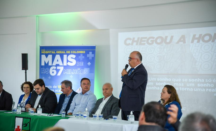 Com investimento de R$ 20 milhões, edital de licitação para obra de Hospital de Colombo é lançado