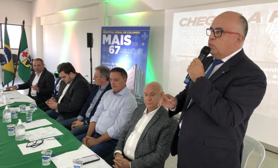 Com investimento de R$ 20 milhões, edital de licitação para obra de Hospital de Colombo é lançado