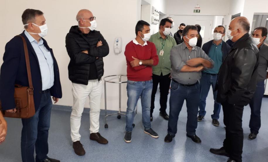 Secretário faz visita técnica aos Hospitais Regionais de Ivaiporã e Telêmaco Borba