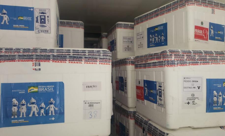 Sesa recebe mais 640 mil imunizantes para dose de reforço da população