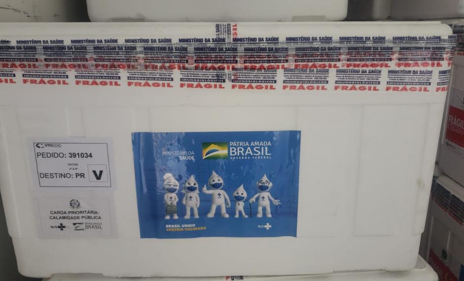 Sesa recebe mais 640 mil imunizantes para dose de reforço da população