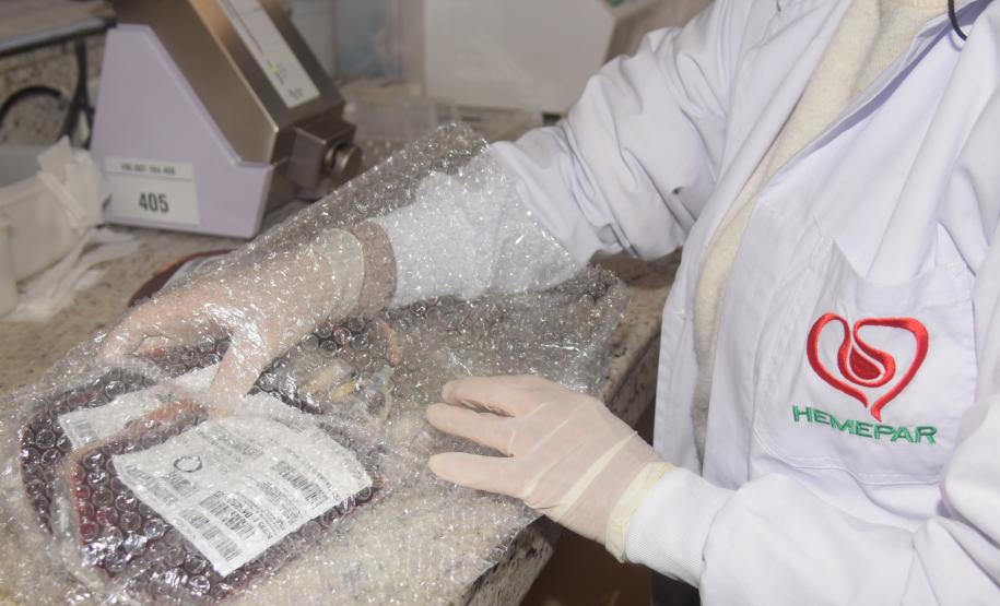Em ação solidária, Paraná destina 124 bolsas de sangue a Pernambuco